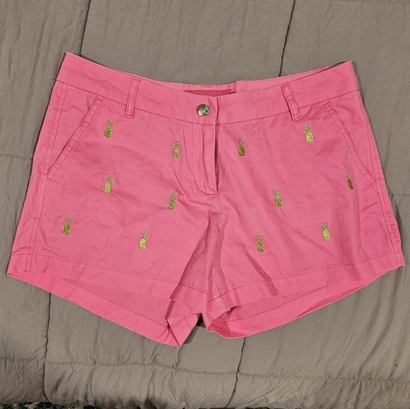 Macbeth Collection Pink Shorts w/ Pineapples - Large - Picture 5 of 11